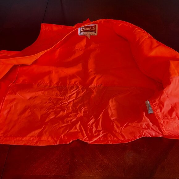 Gamehide Hunting Vest M Blaze Orange W/ Ammo Loops & Pockets - Picture 7 of 9